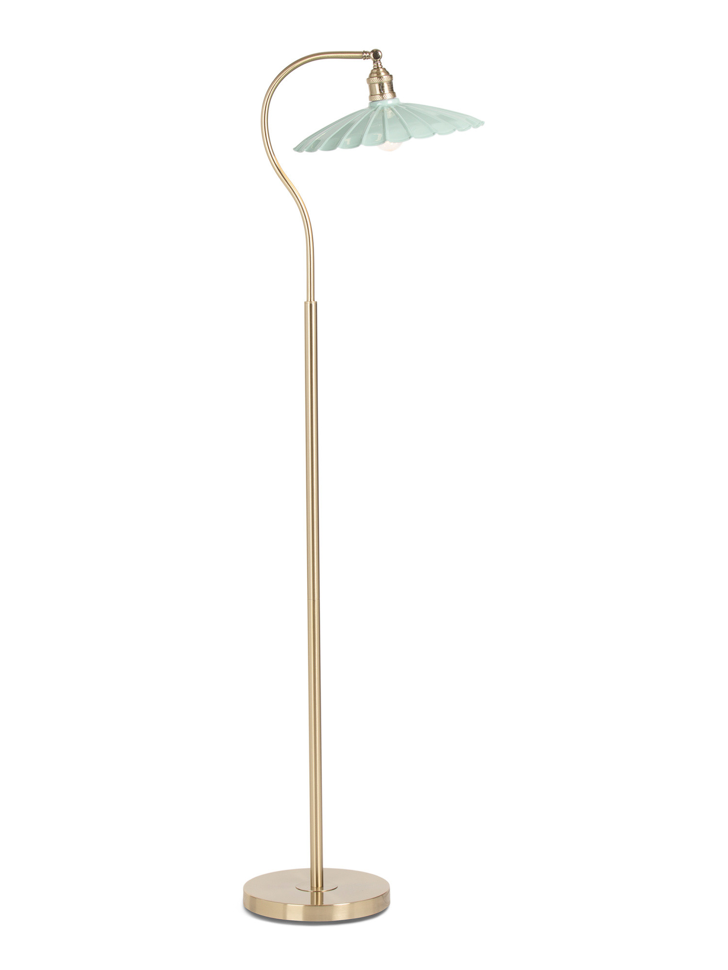 63in Scalloped Shade Metal Floor Lamp | Marshalls