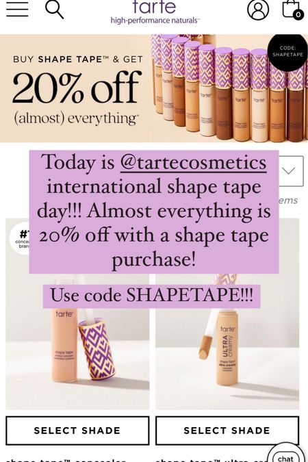 SHAPE TAPE!!!! It’s international shape tape day!!! Use code SHAPETAPE!!!!!

#LTKbeauty #LTKunder100 #LTKsalealert