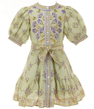 A Loves A Big Girls 7-16 Bubble Sleeve Floral Dress | Dillard's | Dillard's