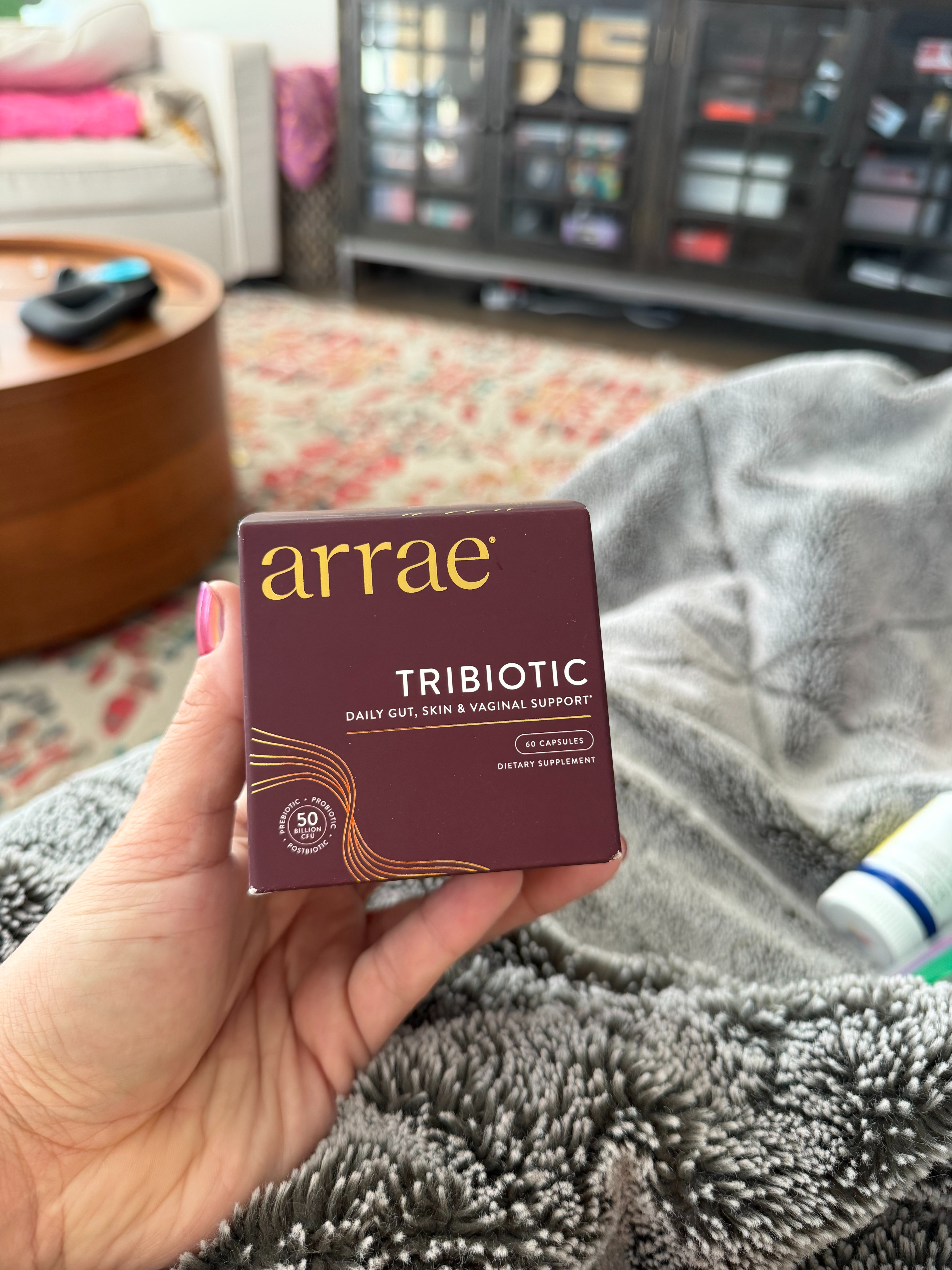 Trying a new probiotic! @GNC @lovesac

#LTKmorningroutine #LTKselfcare #LTKOver40