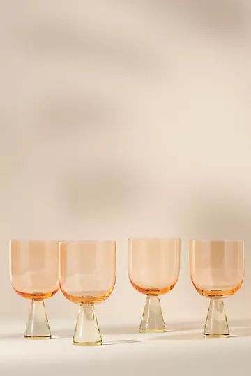Ramona Wine Glasses, Set of 4 | Anthropologie (US)