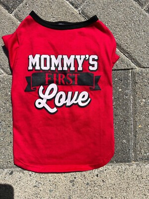 Wag & Bone Dog Shirt Mommy’s First Love Medium  | eBay | eBay US