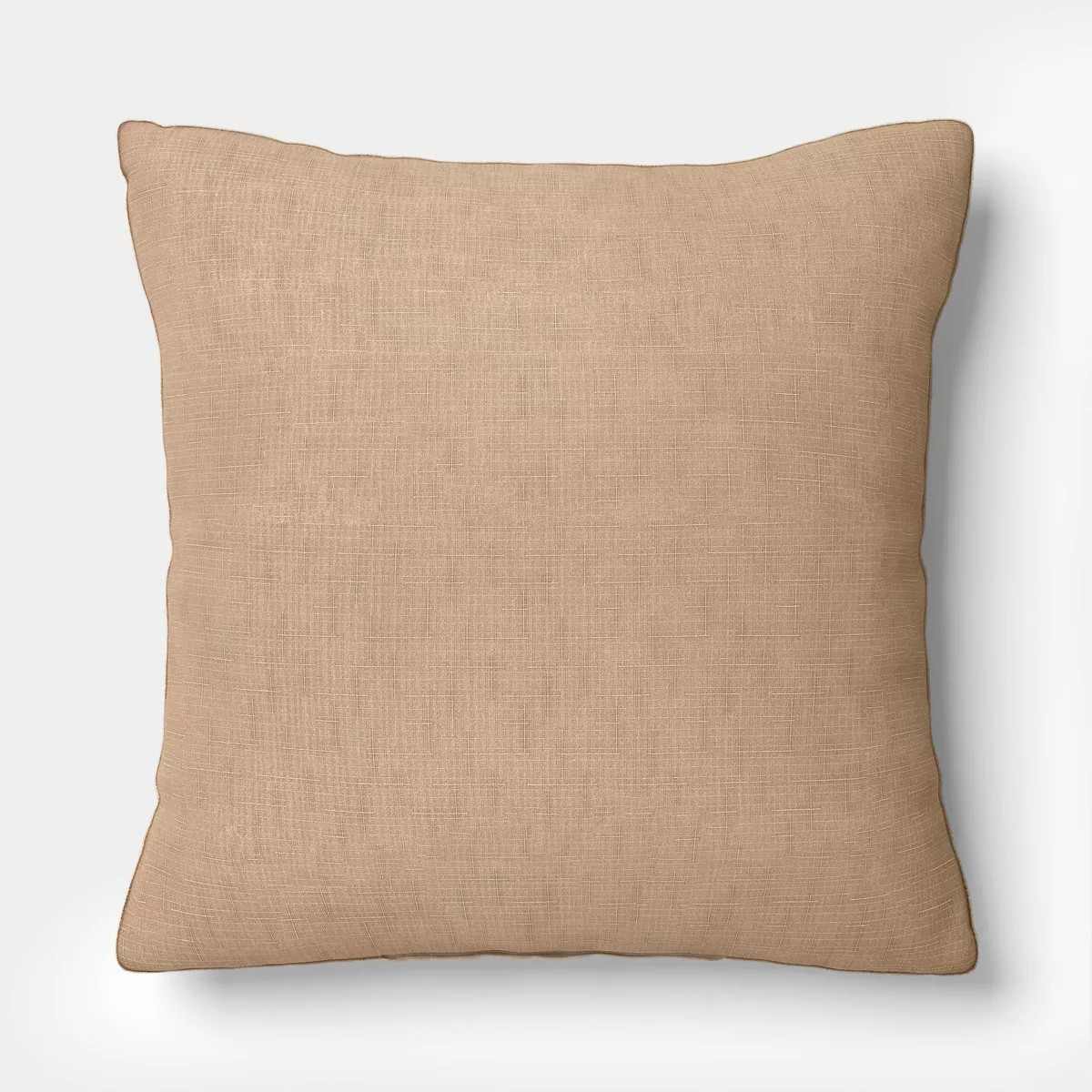 20"x20" Natural Weave Outdoor Patio Throw Pillow Tan - Threshold™ designed with Studio McGee | Target