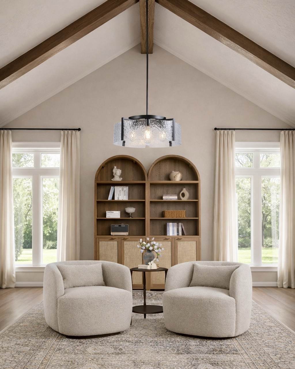 Neutral Living Room Amazon Finds That Look Designer

Follow @farmtotablecreations on Instagram for more home finds and styling ideas 🤍

These Amazon finds are giving that clean, elevated designer look without the high price tag. The curved accent chairs add softness and texture, paired with a warm wood arched cabinet for that timeless focal point. Finished with a subtle patterned rug, layered decor, and a statement light fixture—everything works together for a cozy, pulled-together space that feels high-end but approachable.

#accentchairs #livingroomrug #homedecor #lighting #cabinet

accent chairs | boucle chairs | arched cabinet | wood cabinet | neutral rug | vintage style rug | living room decor | side table | home styling | neutral home | cozy seating | statement lighting | chandelier | amazon home finds | living room furniture | decorative accessories | shelf styling | woven cabinet doors | small space seating | neutral palette | textured decor | warm wood tones | modern classic style | home finds | interior styling



#LTKSaleAlert #LTKHome