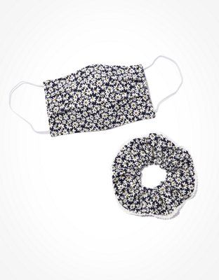 AE Reusable Face Mask & Scrunchie Set | American Eagle Outfitters (US & CA)