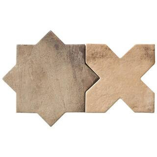 Tripoli Star-Crossed Taupe 6.1 in. x 0.35 in. Matte Terracotta Look Porcelain Floor and Wall Tile Sample | The Home Depot