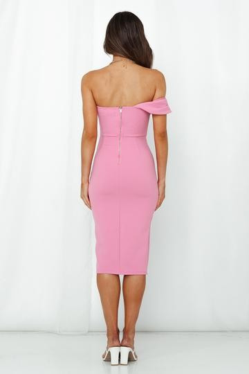 Limelight Lover Midi Dress Hot Pink | Hello Molly (AU)