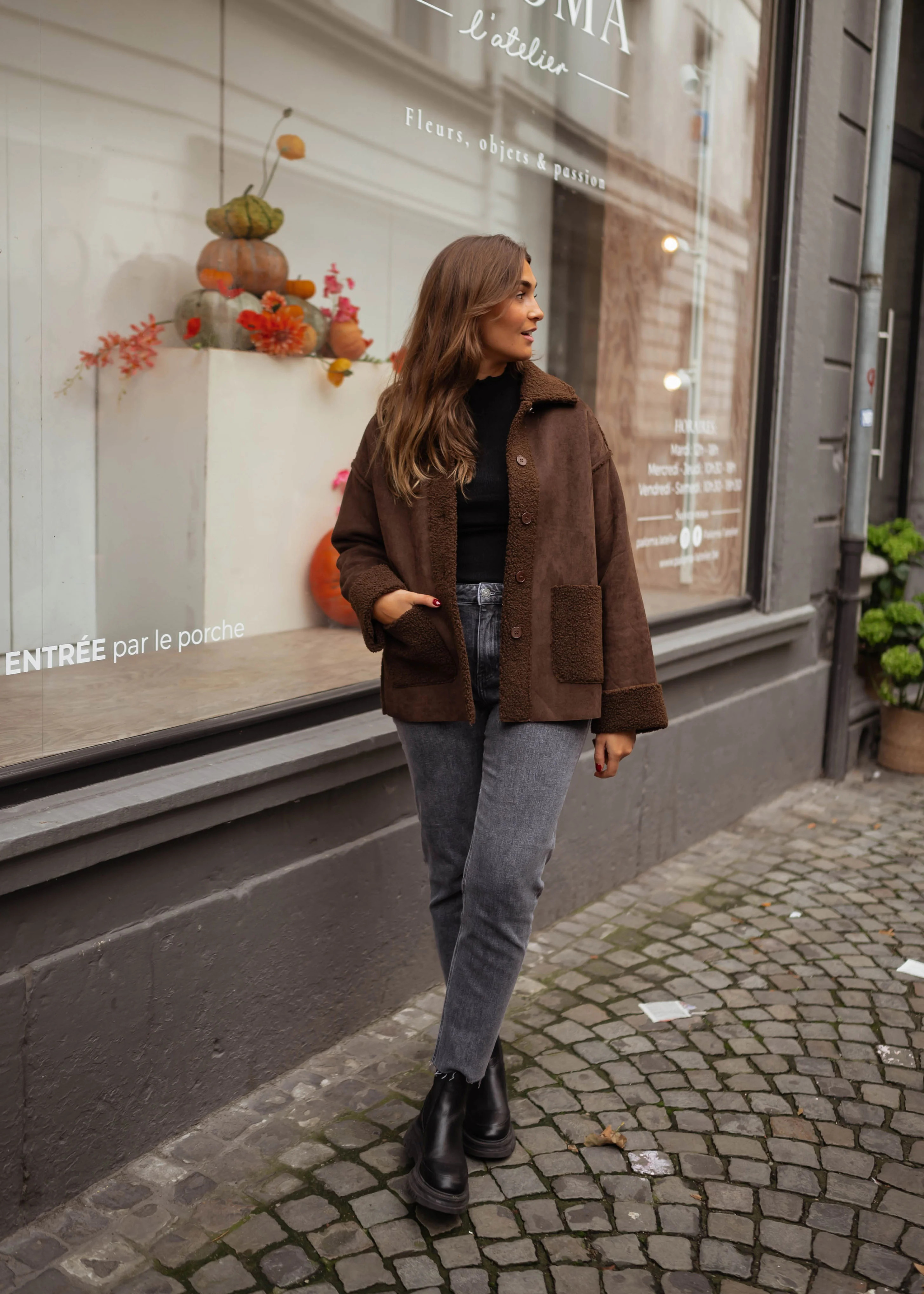 Chocolate Delou Coat | Easy Clothes