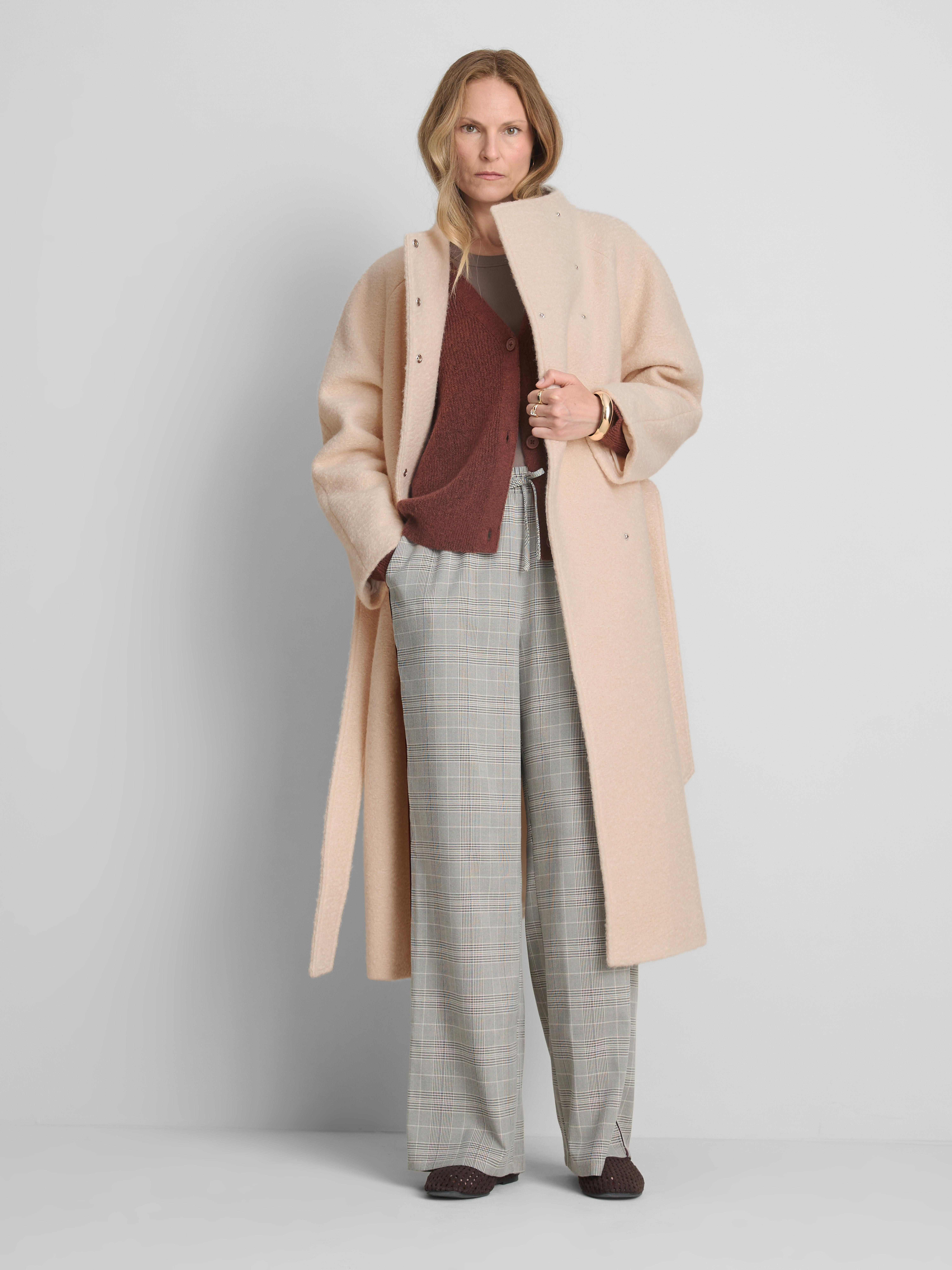 Textured High Funnel Neck Coat | Primark UK