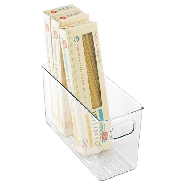 iDESIGN Linus X-Large Pantry Bin Clear | The Container Store