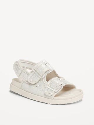 Double-Strap Chunky Sandals for Toddler Girls | Old Navy (US)