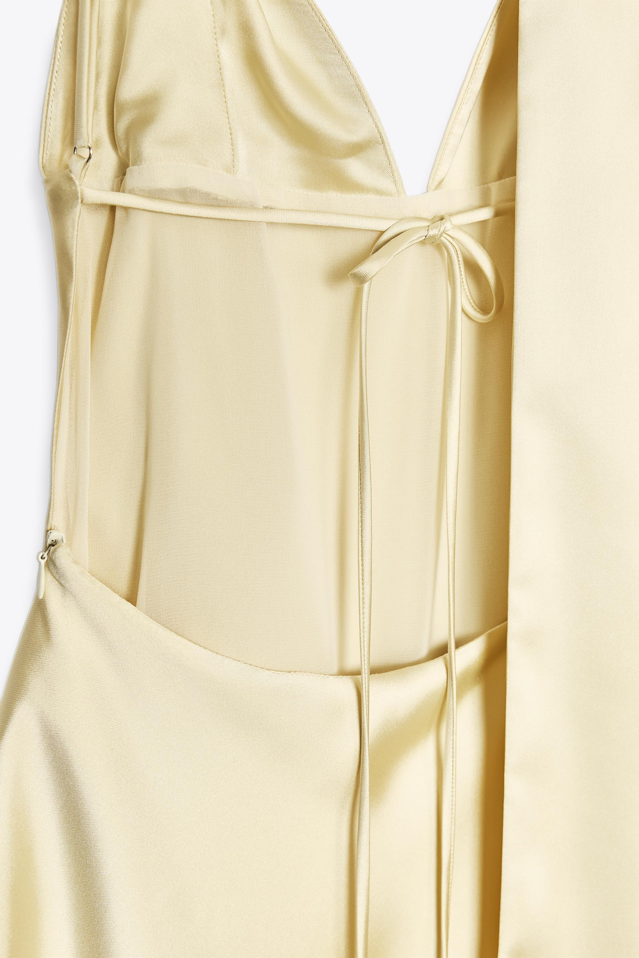 FOULARD SATIN MAXI DRESS | Zara UK