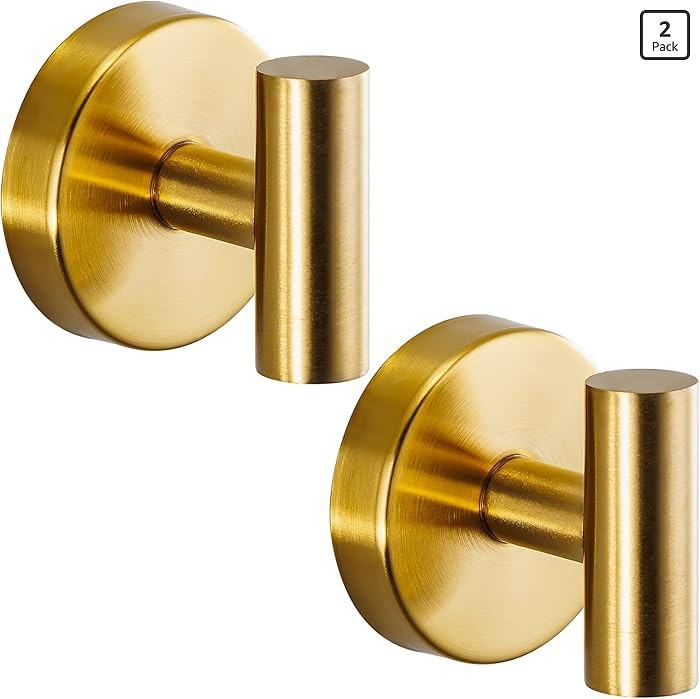 Suction Cup Hooks for Shower - Bathroom Reusable Hooks for Towels, Robes & Loofah - No-Drill Moun... | Amazon (US)