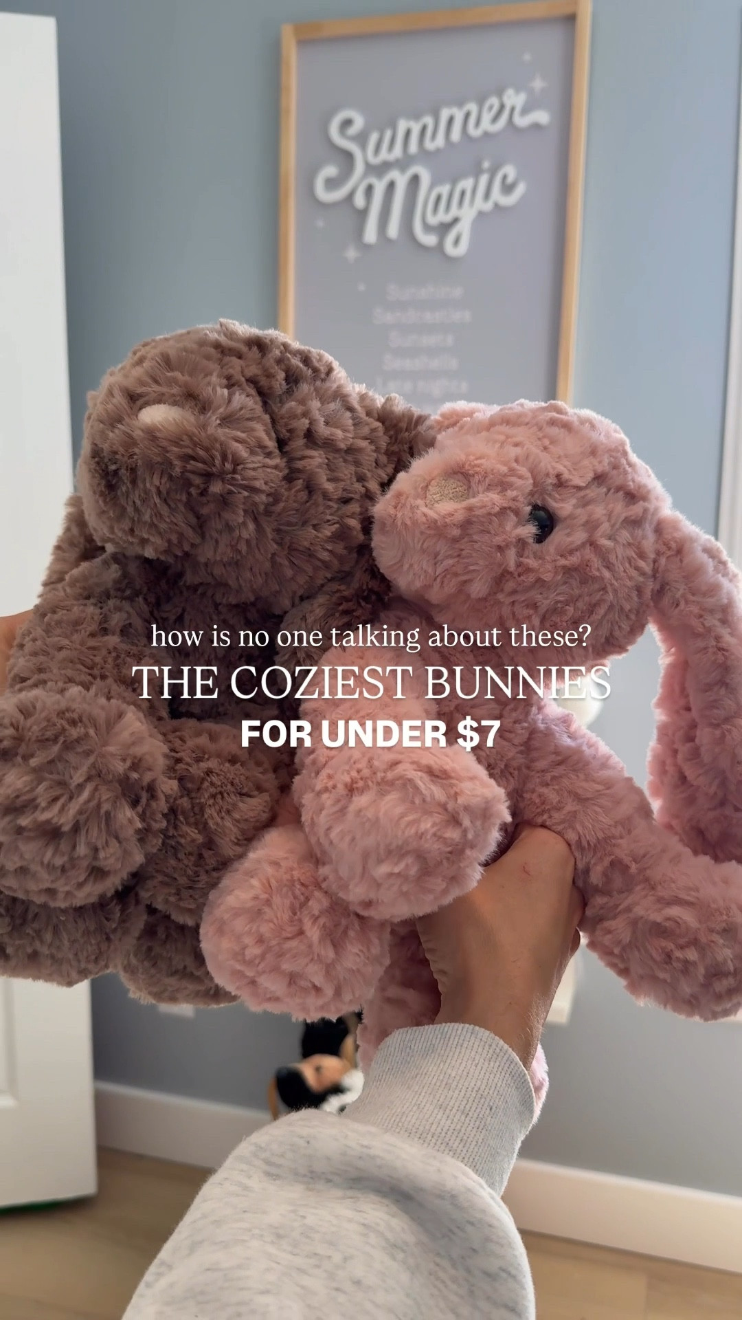 I still can not believe the price of these!! They are such a good size and SO SOFT oh my gosh SO DANG SOFT!! Get them in time for Easter with 2 days shipping or same day delivery!! UNDER $7?! It feels like a lie 😂 

#easterbasketfillers #easterbasketwalmart #walmarteaster #easterbasketideas #easterbasketstuffers