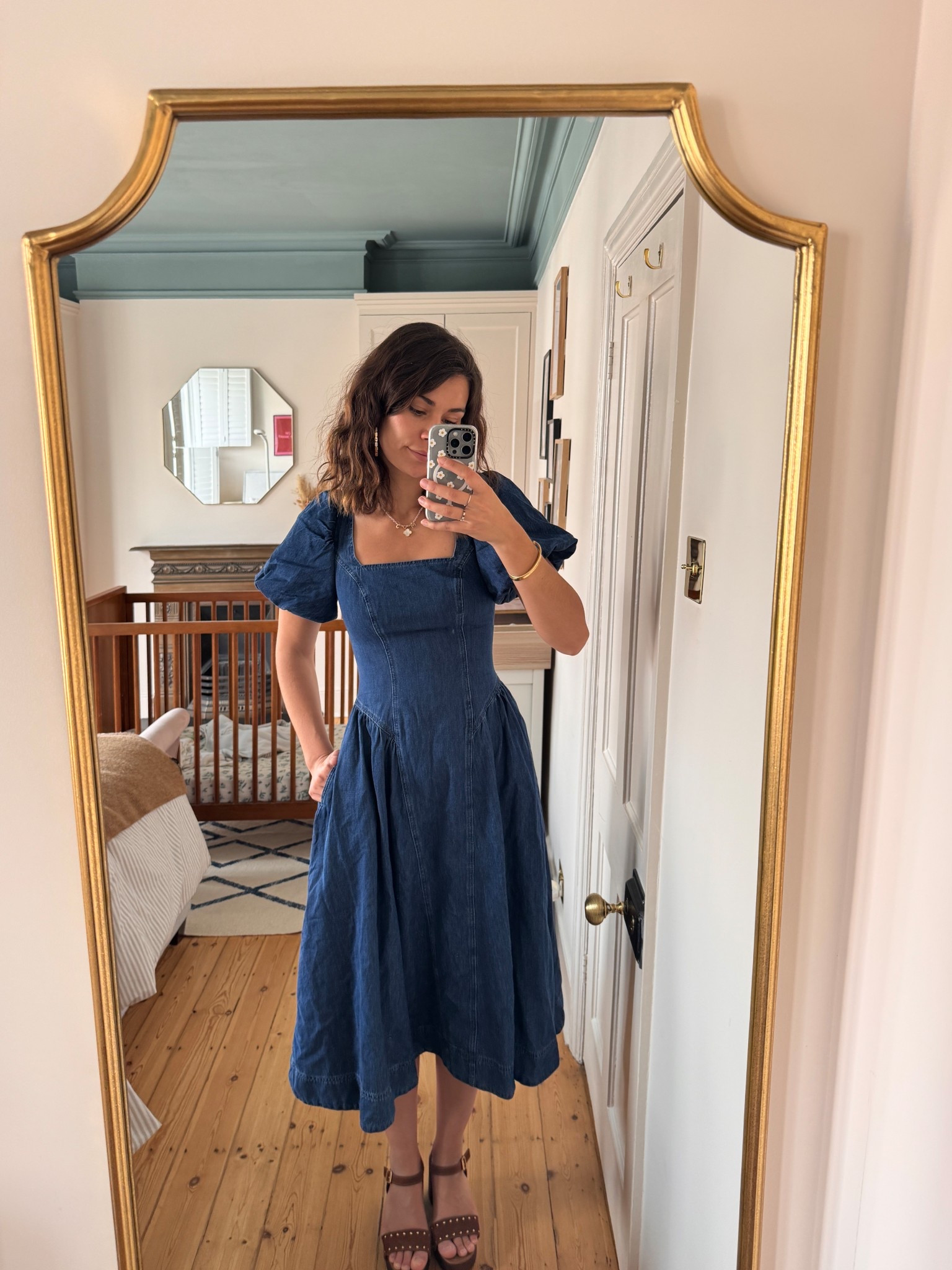 Denim dress 

#LTKeurope #LTKuk #LTKdresses