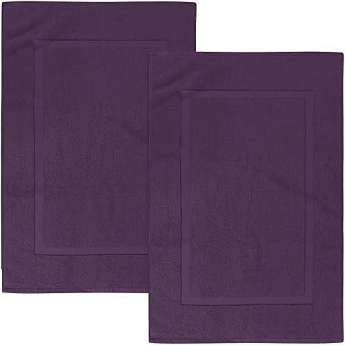 Utopia Towels Cotton Banded Bath Mats, Plum, [Not a Bathroom Rug], 21 x 34 Inches, 100% Ring Spun Co | Amazon (US)