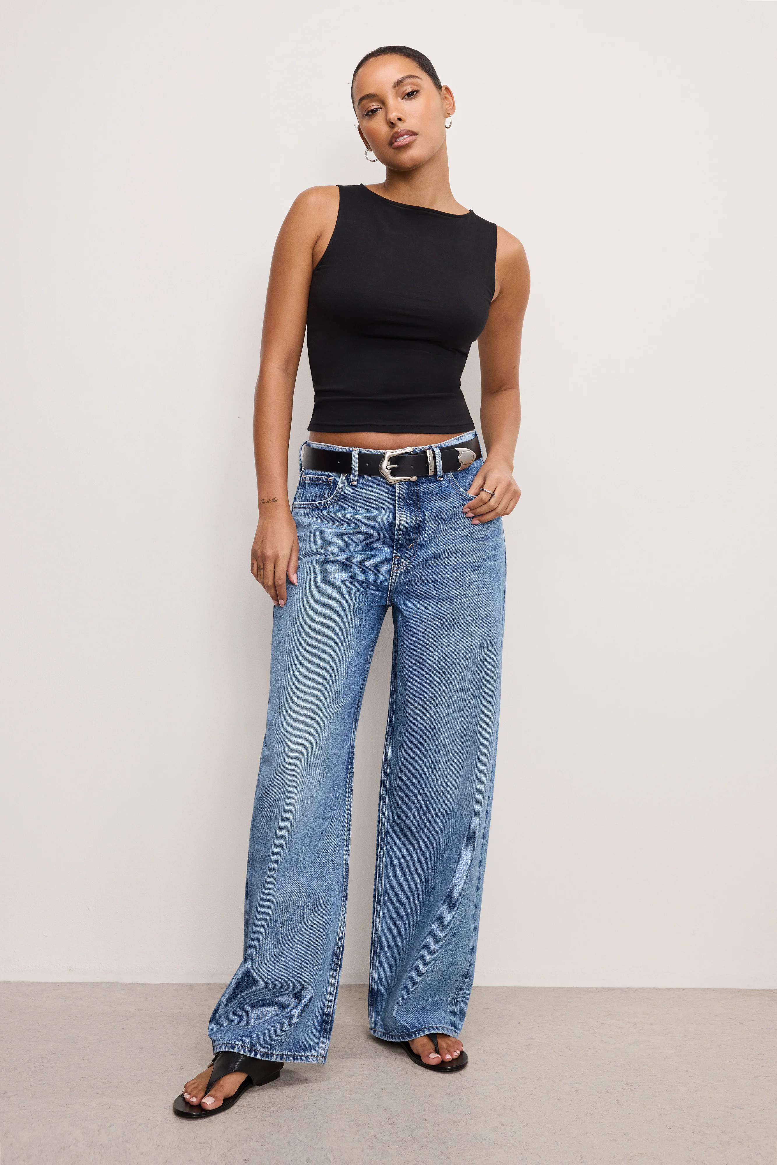 GOOD LOW RISE BAGGY JEANS | INDIGO893 - GOOD AMERICAN | Good American