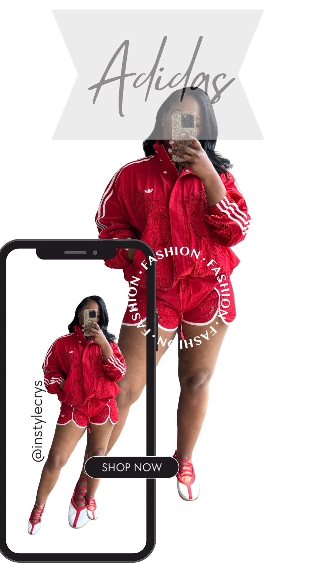This red statement @adidas oversized track set looks great paired with the red and white taekwondo flats! The short set is currently sold out but make sure to save this post to be notified of the restock. 

#ltkstyle #outfitinspo #backtoschool

#LTKootd