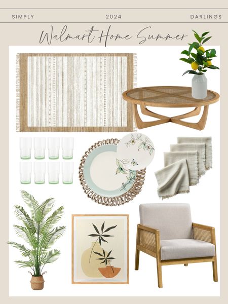 Shop these amazing summer home pieces from Walmart! 

#LTKHome #LTKSeasonal