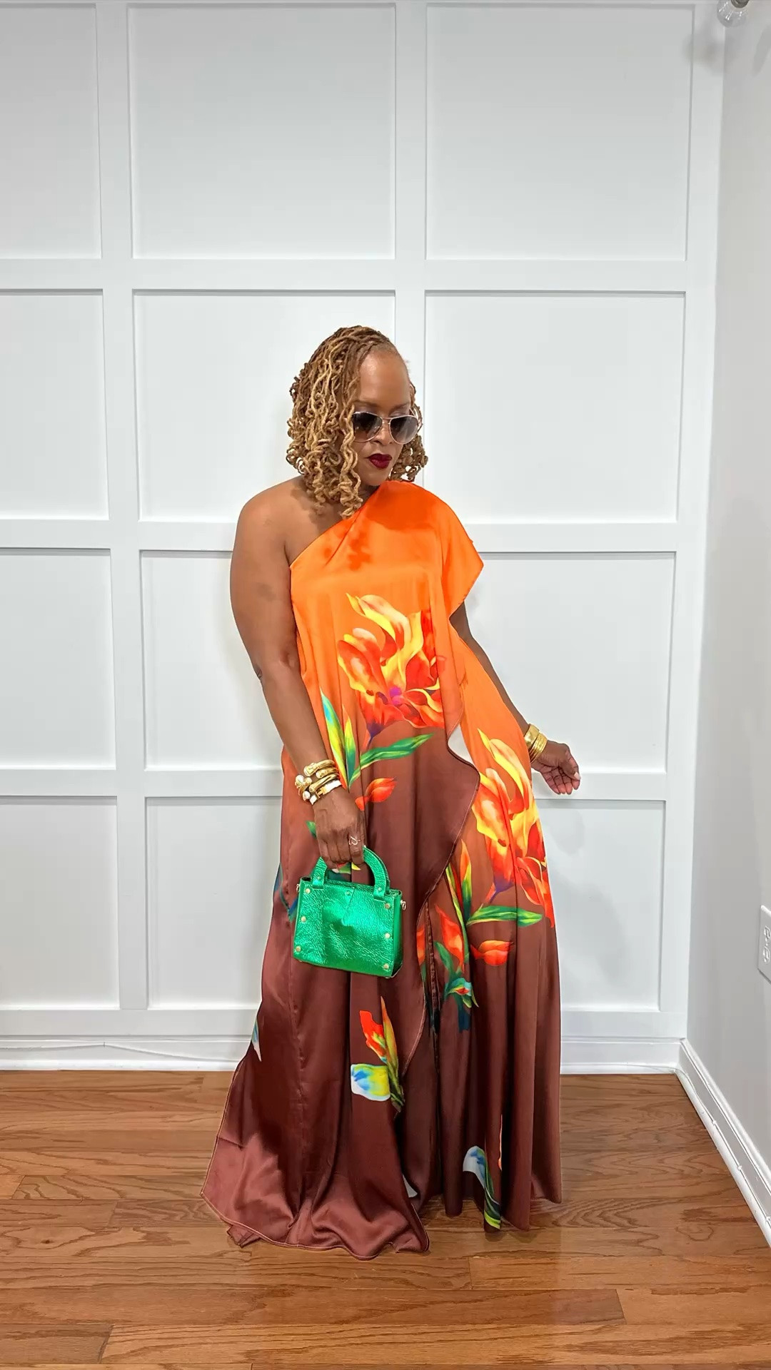 Spring and summer orange one shoulder floral pant and top set for any special occasion

#LTKMothersDay #LTKootd #LTKmomlife