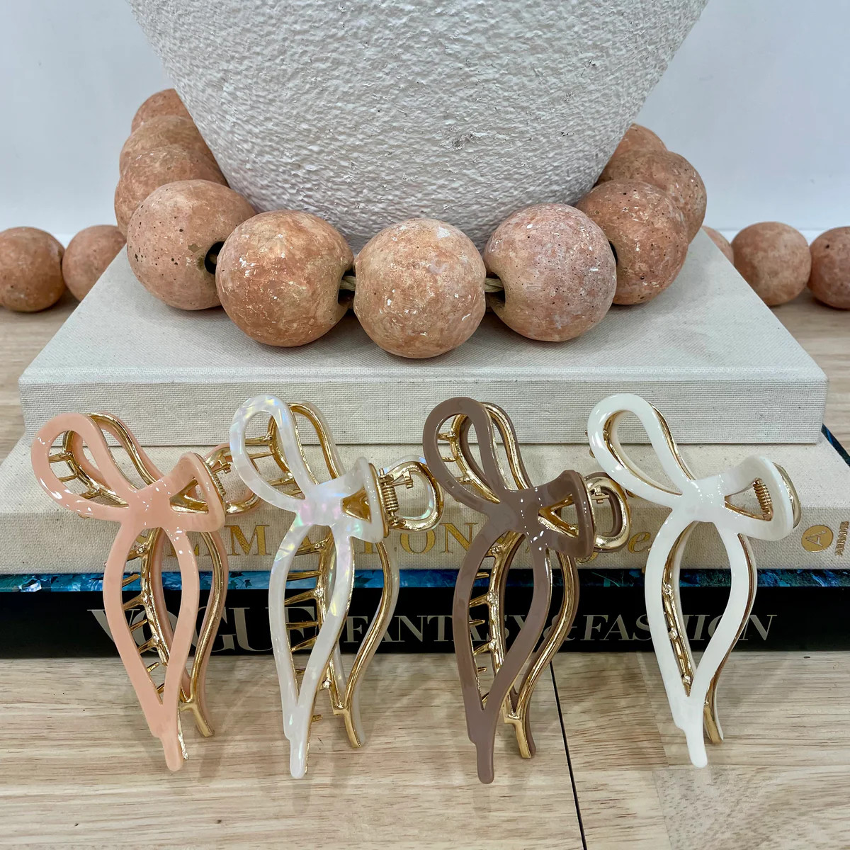 Colorful Metal Bow Clip | The Collection TX 