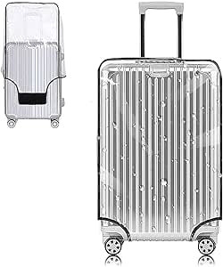 Yotako Clear PVC Suitcase Cover Protectors 20 Inch Luggage Cover for Wheeled Suitcase (20''(18.50... | Amazon (US)