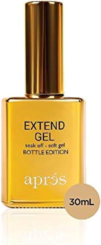 Aprés Extend Gel Gold Bottle Edition - Gel-X Tips Adhesive, No Primer or Bonder Needed (30 ml) | Amazon (US)