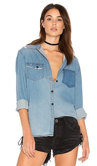 One Teaspoon The Southbank Shirt in Blue Jane | Revolve Clothing