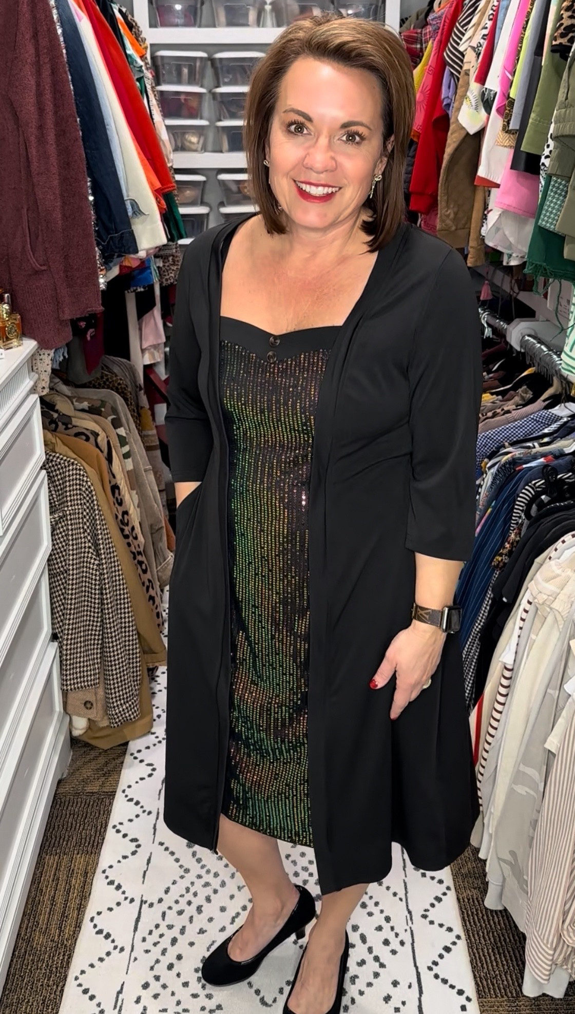 A classic black dress is always a holiday essential, and this one from Bloomchic has just the right amount of sparkle to make it feel special. The fit is flattering, comfortable, and easy to wear — perfect for holiday parties, dinners, church, or any dressy seasonal event.

This is one of those pieces you can rely on when you want to look polished without overthinking your outfit. Style it with heels for an evening event or dress it down slightly with flats for a more relaxed holiday look.

✨ Save 15% at Bloomchic
Use code Bloomchickol

🔗 This look is linked here on LTK.

⸻



Bloomchic
Bloomchic dress
Bloomchic black dress
Bloomchic holiday dress
Bloomchic occasion dress
black holiday dress
black dress outfit
holiday party dress
dressy black dress
sparkle holiday dress
holiday evening outfit
classic holiday style
over 40 holiday fashion
over 50 holiday style
special occasion dress
comfortable holiday dress
flattering holiday dress
holiday outfits women
holiday capsule wardrobe
LTK holiday outfit
LTK dress finds
affordable holiday fashion
dressy casual holiday look


#LTKFindsUnder50 #LTKHoliday #LTKSaleAlert