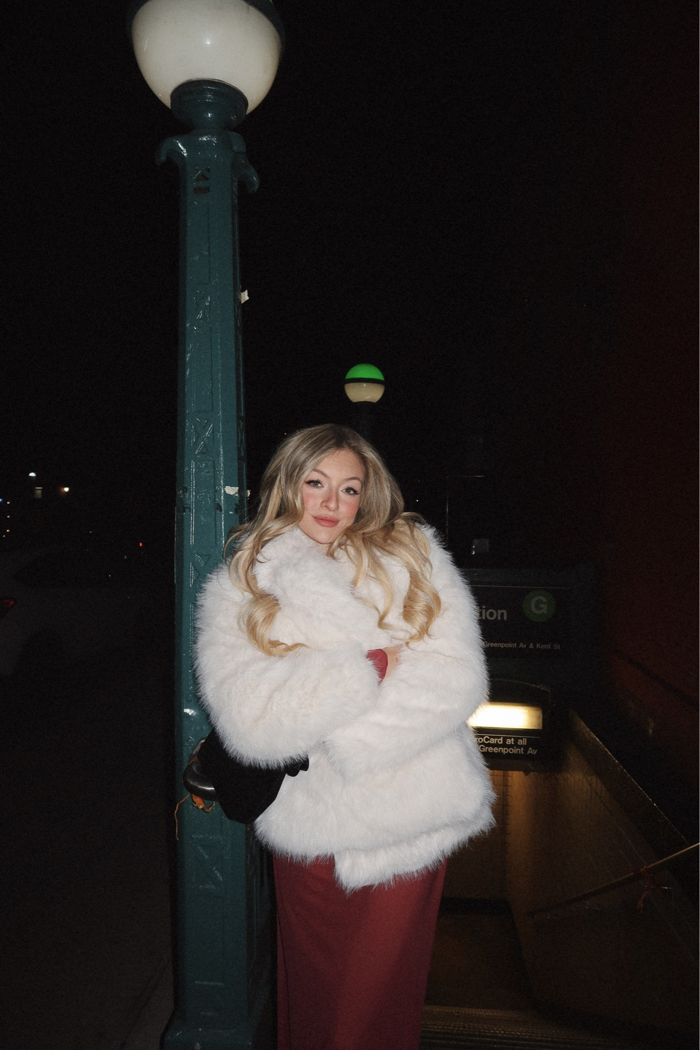 Faux fur coat I can’t quit under $30 get it before it sells out! Wearing size xs runs oversized  Comfy and sexy off the shoulder burgundy maxi dress wearing size small if between sizes go one size up 🍷 #LTKHoliday 

#LTKSaleAlert #LTKFindsUnder50 #LTKSeasonal