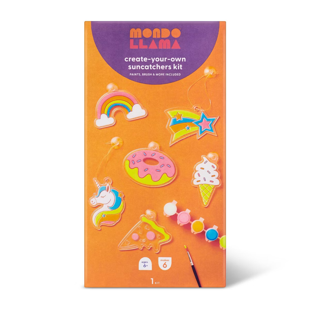 Create-Your-Own Suncatchers Kit - Mondo Llama™: DIY Painting Craft Kit for Kids, Includes 2 Bru... | Target