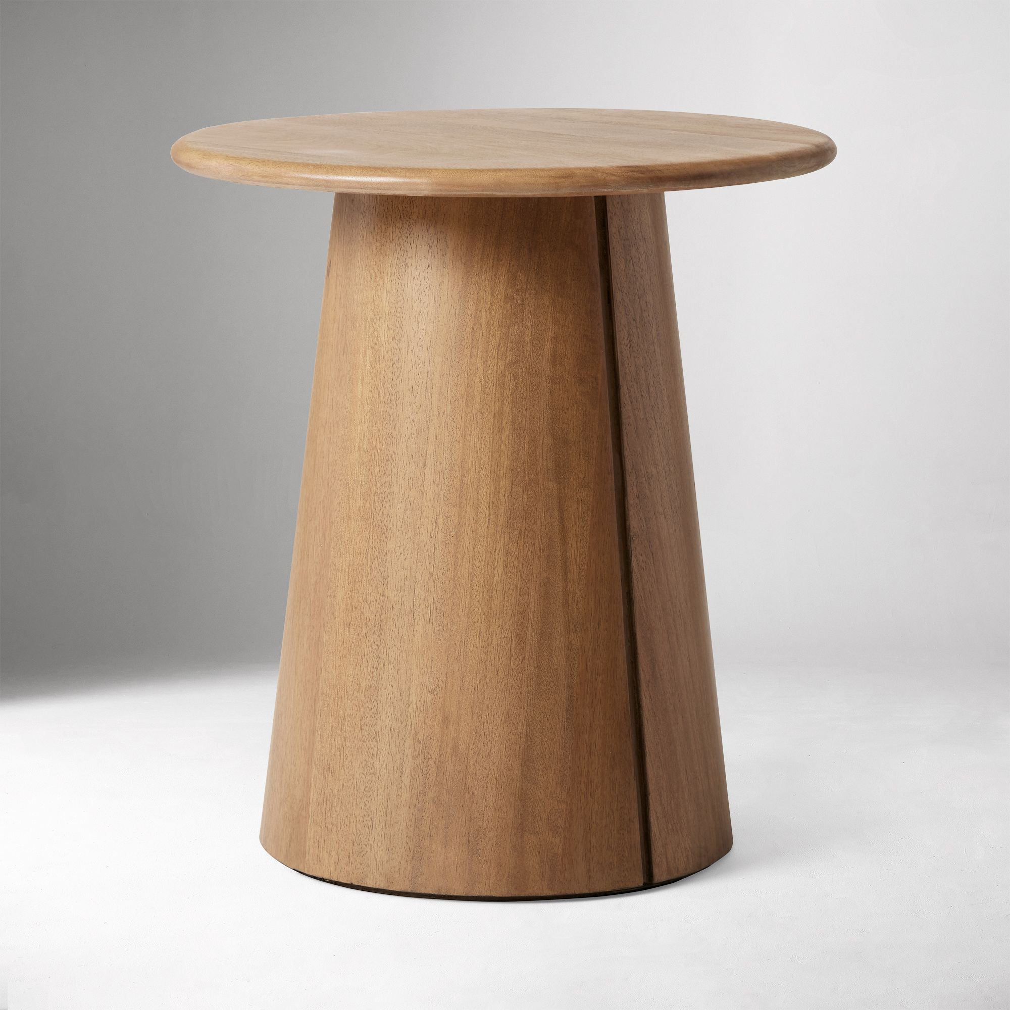 Anton Round Side Table, Burnt Wax | West Elm (US)