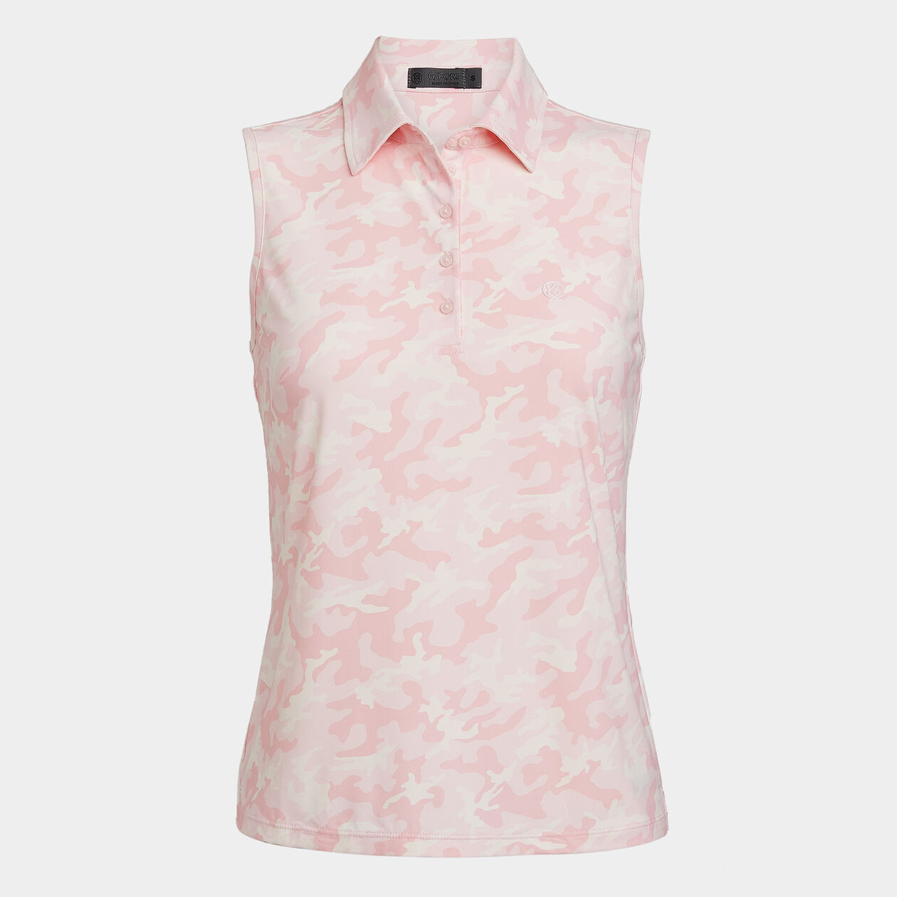 PINK CAMO SILKY TECH NYLON SLEEVELESS POLO – G/FORE | G/FORE | GFORE.com