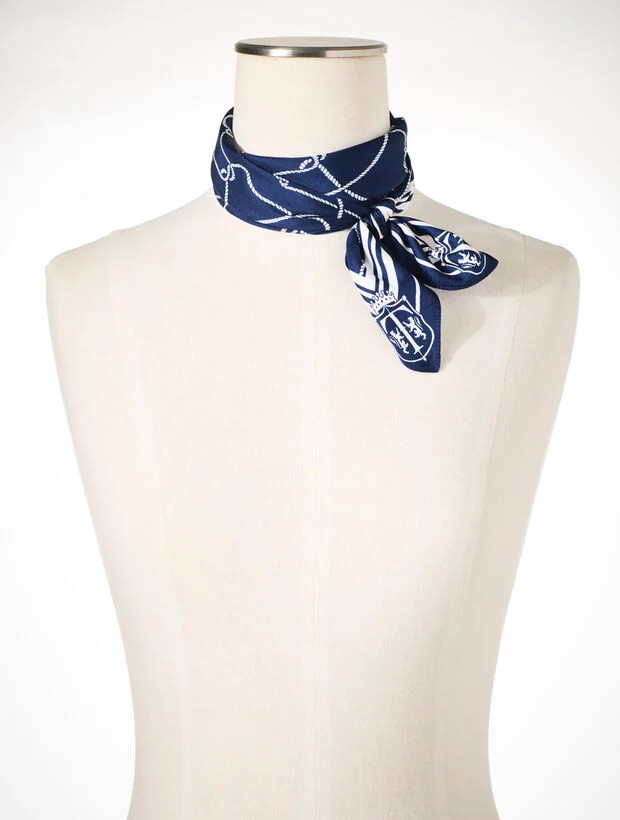 Simple Rope Square Scarf | Talbots