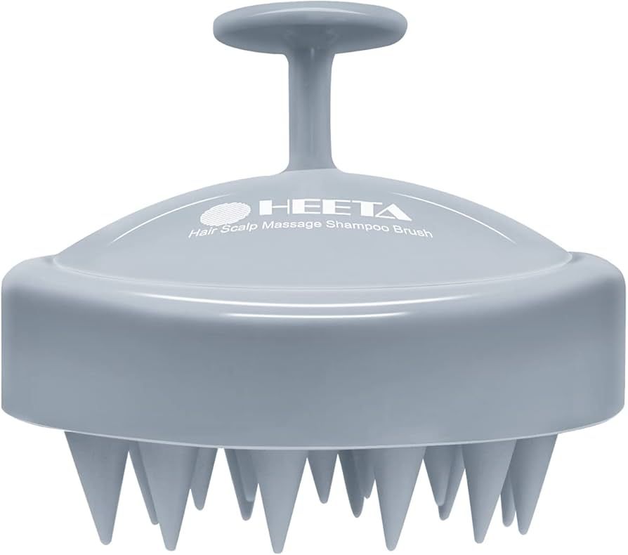 HEETA Hair Shampoo Brush, Scalp Care Hair Brush with Soft Silicone Scalp Massager (Sky Gray) | Amazon (US)