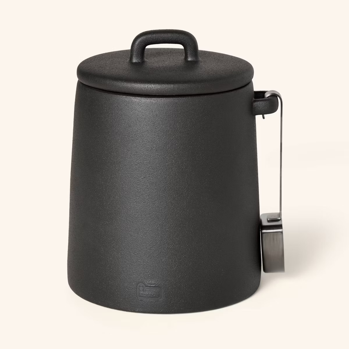 39.5 fl oz Ceramic Coffee Canister with Scoop Matte Black - Woolrich x Target | Target