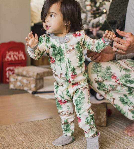 Present Delivery Organic Cotton Matching Family Pajamas | Burts Bees Baby
