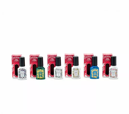 Poo-Pourri Set of (6) 2-oz Deodorizers with Holiday Gift Boxes - QVC.com | QVC