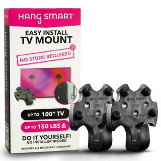 No-Stud DIY TV Wall Mount Holds up to 150 lbs., 19 in. and 100 in. TVs | The Home Depot