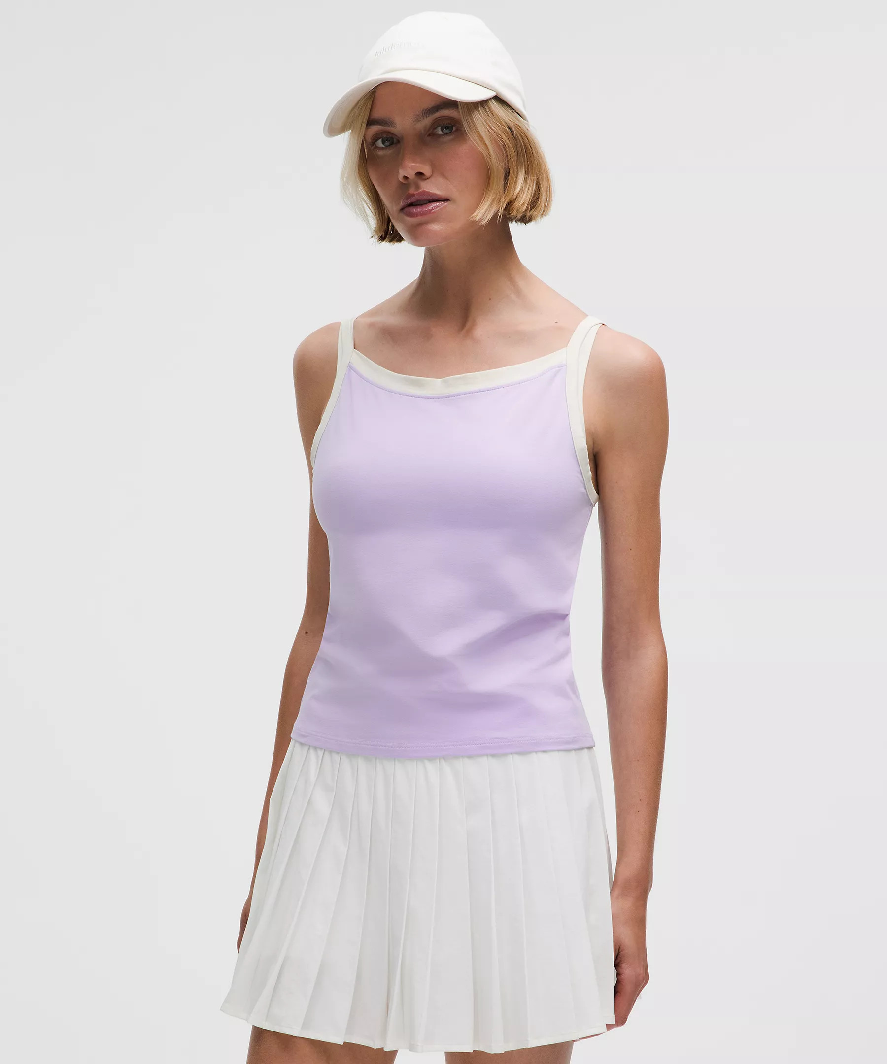 Organic Cotton High-Neck Ringer Tank Top | Lululemon (US)