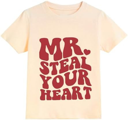 Kachibud Todder Boys Girls Valentine's Shirt Kids Family Celebration Gifts Tees Tops 2-7 Years | Amazon (US)