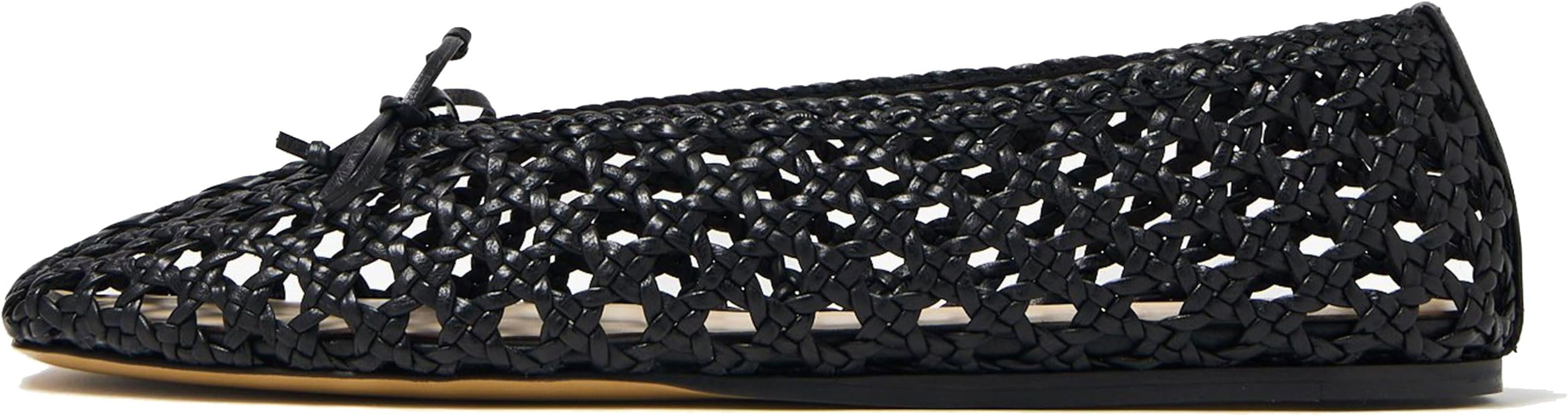 Mesh Ballet Flats for Women Elegant Bows Round Head Design Comfortable and Breathable Shoes Perfe... | Amazon (US)