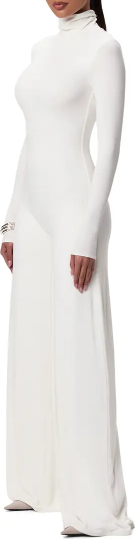Sculpt Turtleneck Wide Leg Jumpsuit | Nordstrom