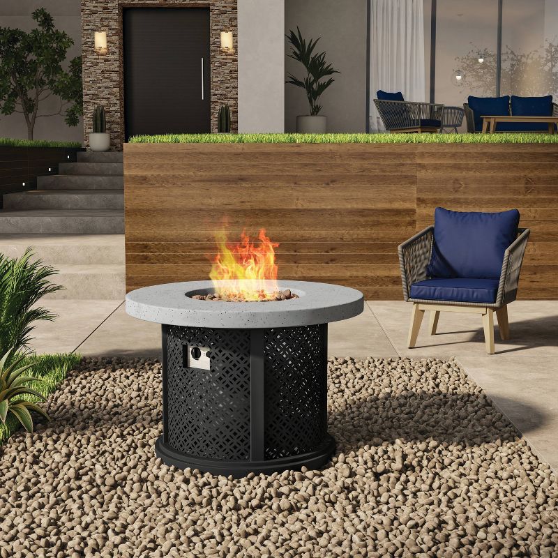 Round Fire Pit Table - TK Classics | Target