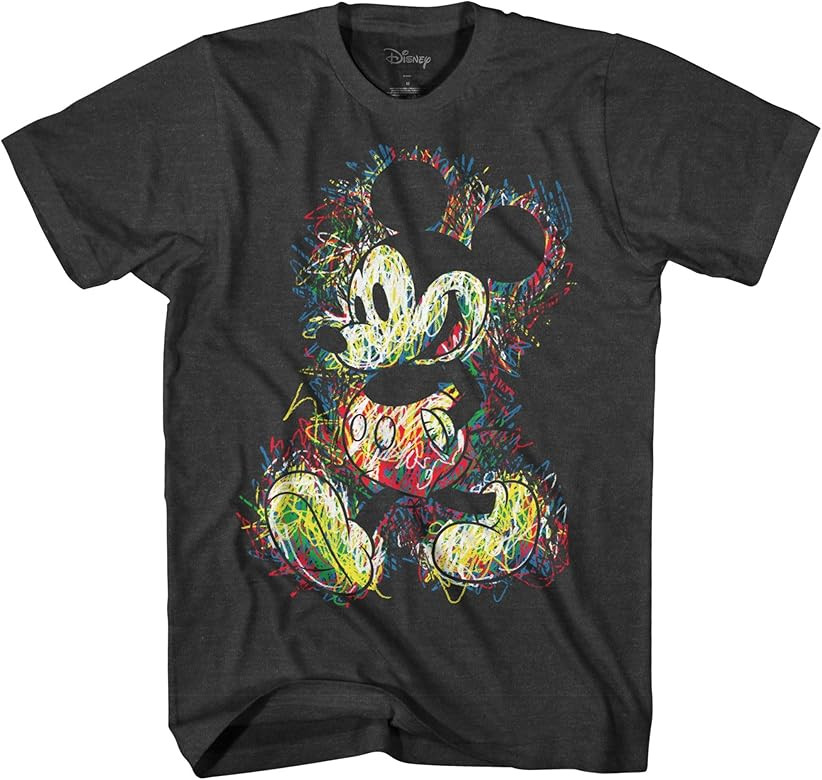 Disney Mickey Mouse 90s Nostalgia Classic Retro Vintage Disneyland World Funny Humor Adult Tee Gr... | Amazon (US)