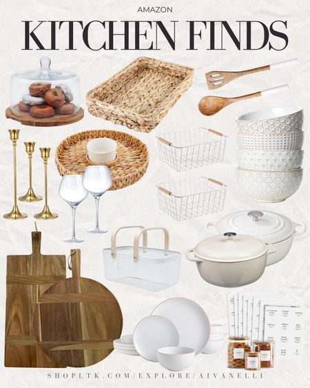Amazon Kitchen Finds!

Wicker baskets
Accent bowls
Decorative bowls
Dutch oven
Cookware
Bakeware
White wine glasses
Red wine glasses
Ceramic bowls
Table settings
Cooking utensils
Charcuterie boards
Cheese board
Serveware
Entertaining
Kitchen utensils
Flatware

#LTKhome #LTKstyletip #LTKSeasonal
