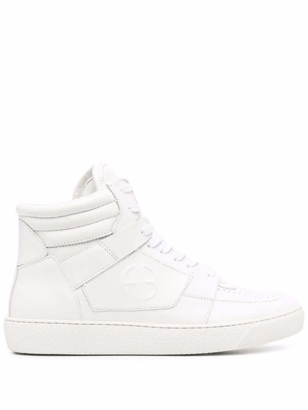 ANINE BING high-top Leather Sneakers - Farfetch | Farfetch Global