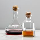 Glass Decanter with Wood Stopper | West Elm (US)