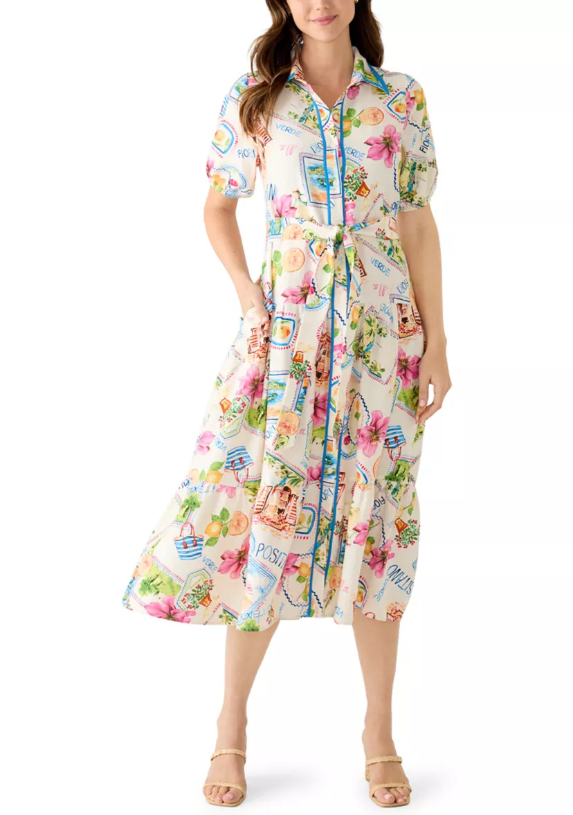Women's Amalfi Print Shirtdress | Belk