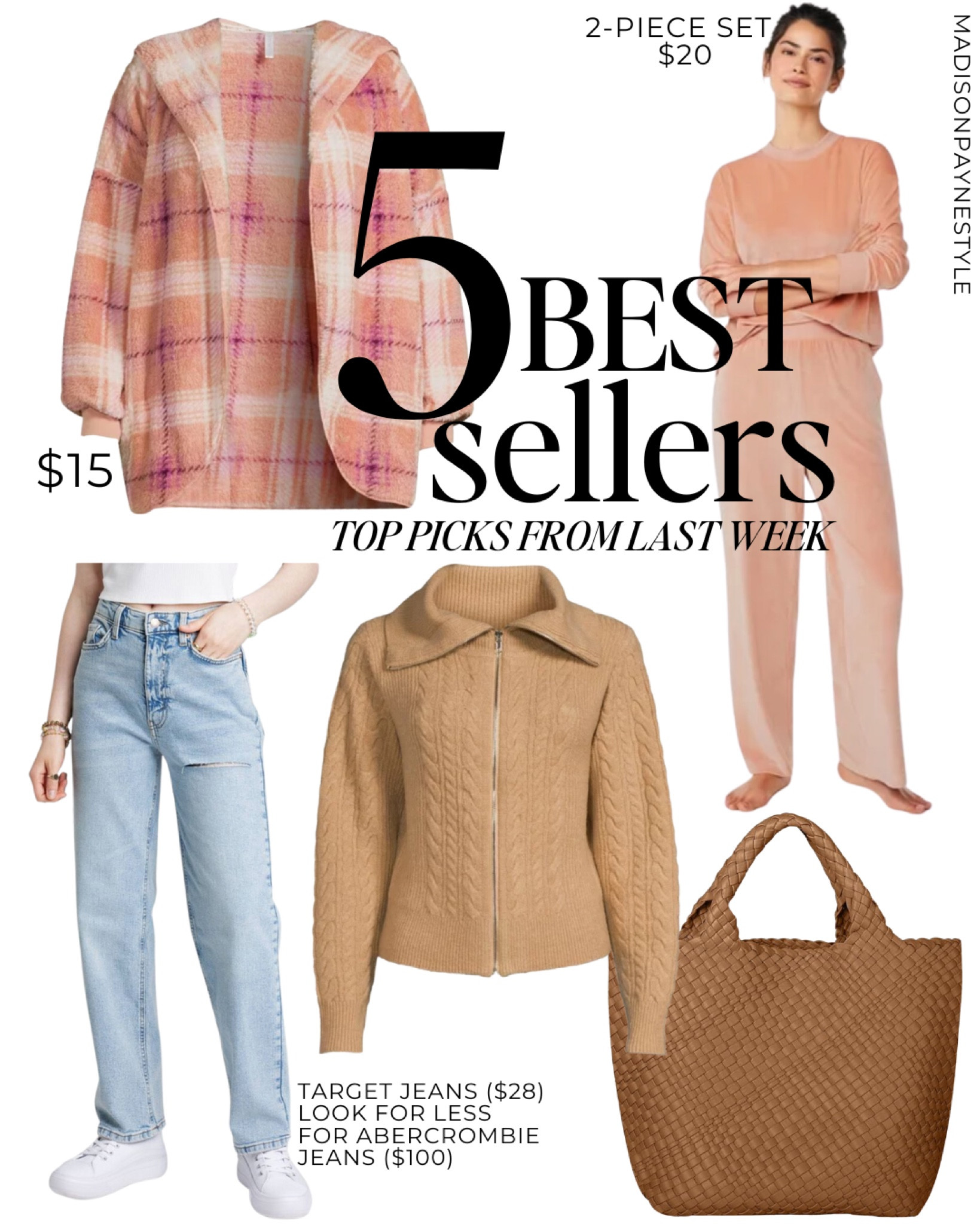 Walmart’s plush cardigan 🥰 is only $15 (I have it in a size small, fits tts) and was a best seller last week, along with a $20 2-piece set (size small, fits tts), a full zip sweater that comes in a few additional colors, a woven tote, and a pair of $28 Target jeans that are a look for less for a pair of $100 Abercrombie jeans 👖 

Plush Cardigan, Sweater, Jeans, 2-Piece Set, Tote, Walmart Cardigan, Fall Cardigan, Fall 2-Piece Set, Fall Loungewear, Walmart Sweater, Fall Sweater, Fall Outfits, Madison Payne

#LTKstyletip #LTKfindsunder50 #LTKSeasonal